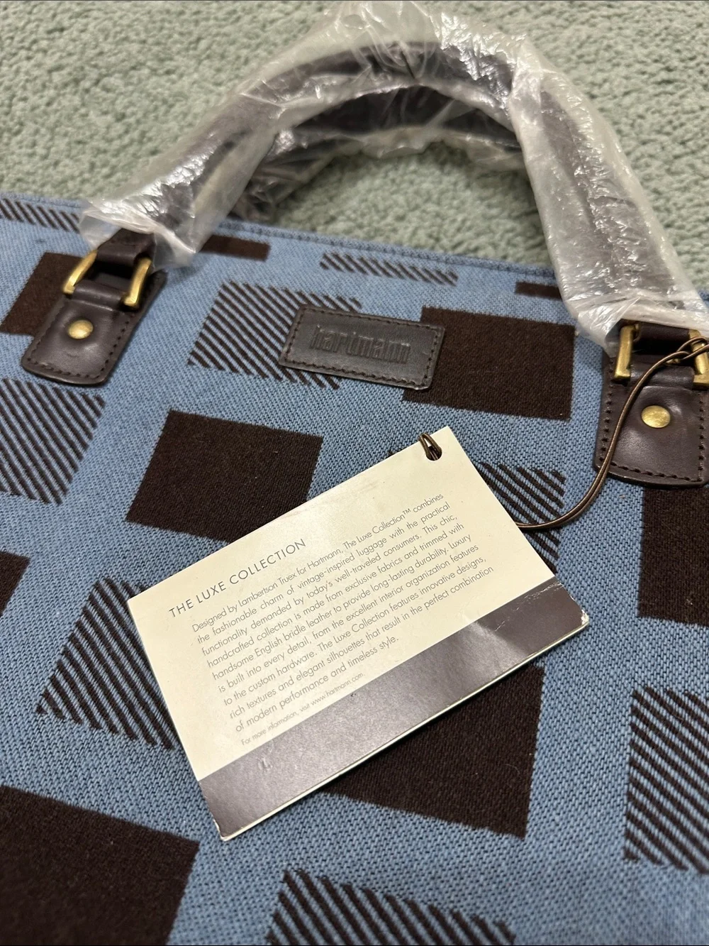 Hartmann Luxe Collection Briefcase Laptop Bag Tote Loews Hotels